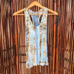 Hard Tail Tie-Dye Ribbed Tank